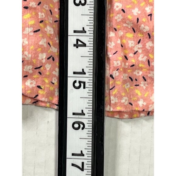 Old Navy Girls Small 6/7 Pink Floral Tank Top Summer Casual Blouse - Picture 10 of 13